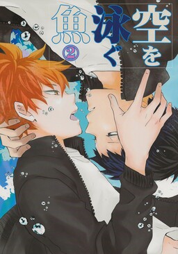 Обложка «Haikyu!! - Fish Swimming in the Sky (Doujinshi)»