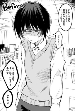 Обложка «A Plain Looking Girl From the Office Who Works at a Concept Café at Night. (Pre-serialization)»