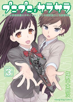 Обложка «Punipuni to Sarasara - Arui wa Mokei Heya no Shounen to Shoujo ni okeru Hyoumen Chouryoku to Mousaikan Genshou»