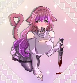Обложка «I Love My Yandere Cat Girl»