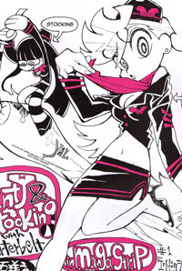 Обложка «Panty & Stocking with Garterbelt in Manga Strip»