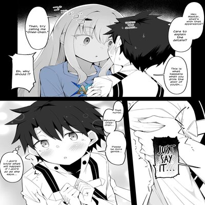 Обложка «Dekiai Onee-chan Mode ga Kakusei shite shimatta Melusine»