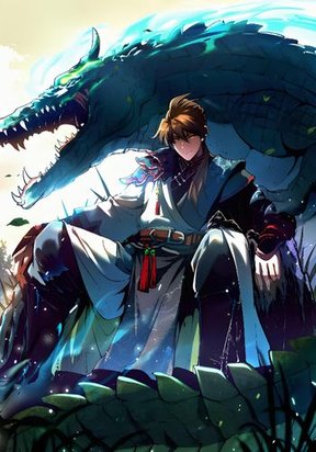 Обложка «Becoming a God, Starting as water monkey»